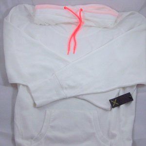 Xersion Oversized White Cowl Neck Sweatshirt